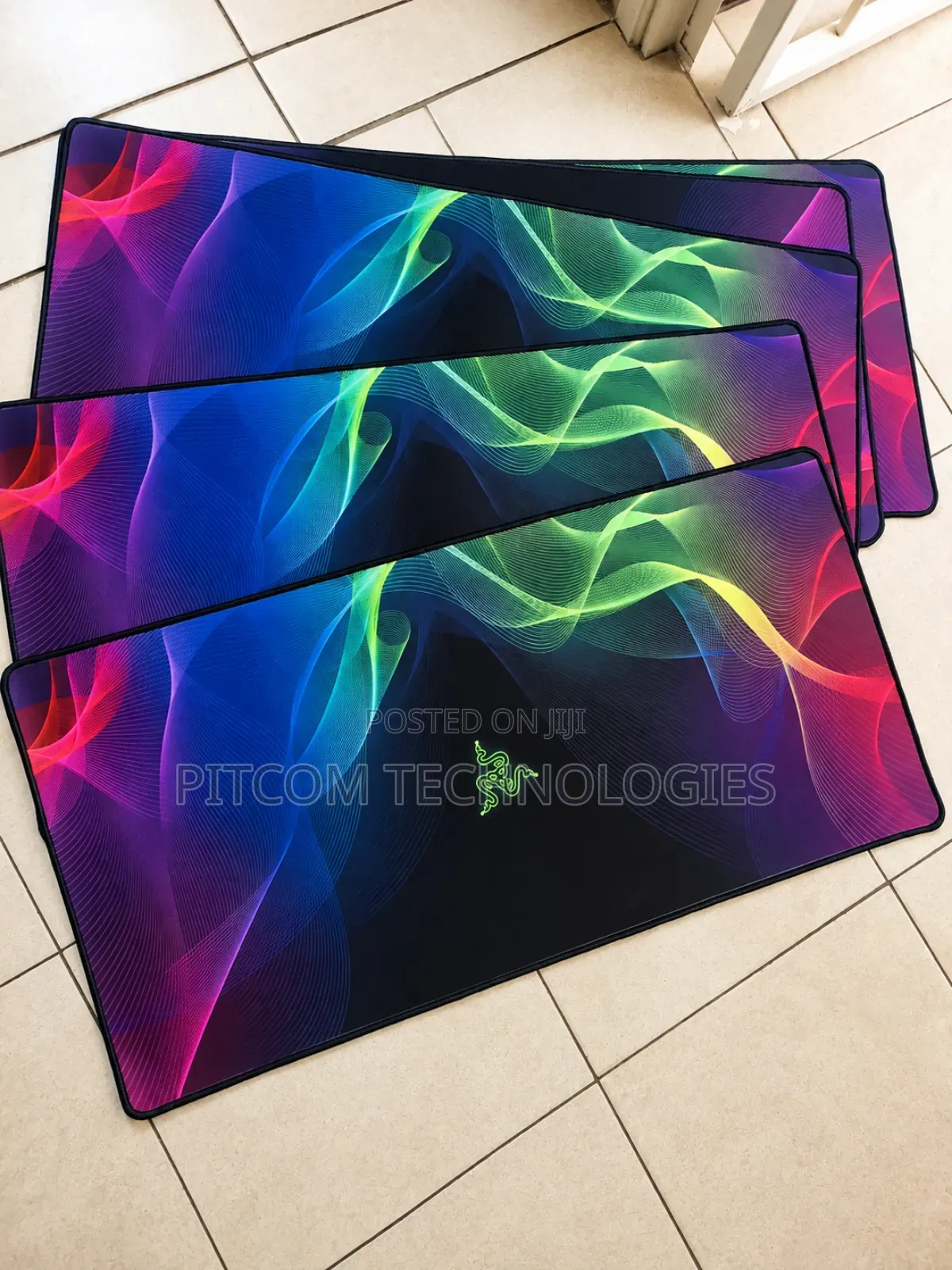 RGB Wave Gaming Mouse Pad.