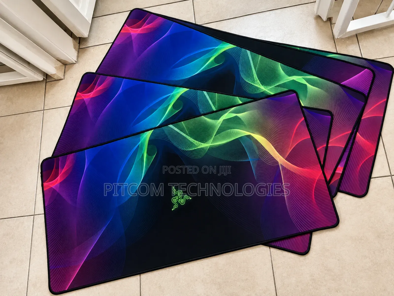 RGB Wave Gaming Mouse Pad.