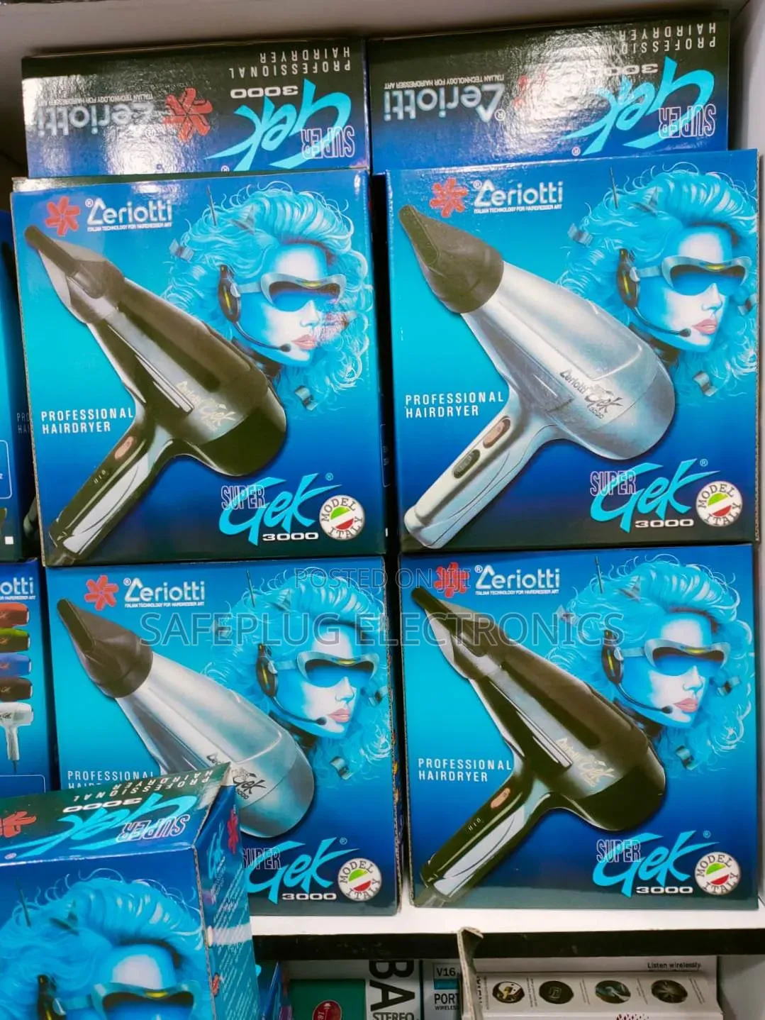 Zeriotti Blow Dry Hair Dryer – Blue Professional Hair Dryer