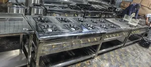 DMK Pure Stainless Steel Modern Six Burners Gas Cooker