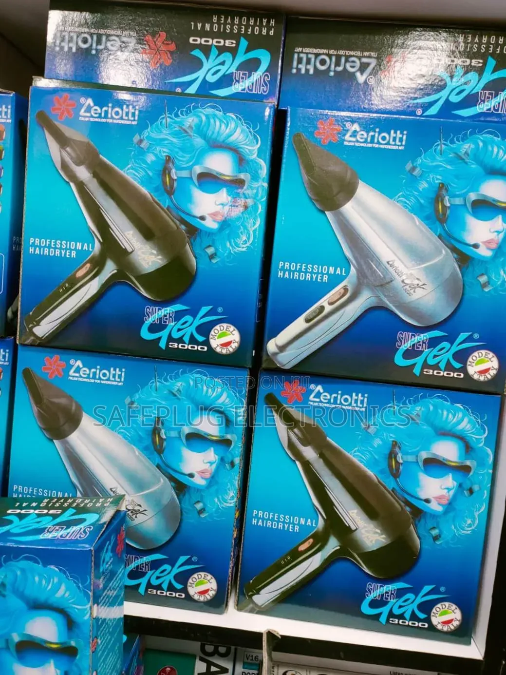 Zeriotti Blue Blowdryer – Powerful Hair Styling Dryer