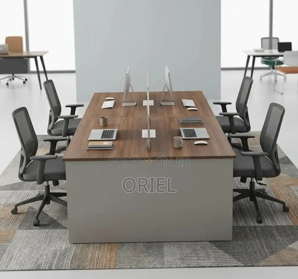 4-Way Modular Workstation : Office Workstation With Storage