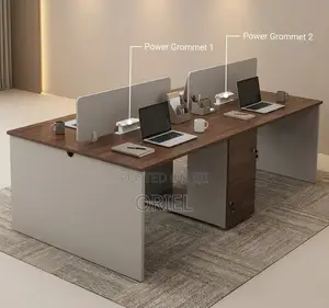 4-Way Modular Workstation : Office Workstation With Storage