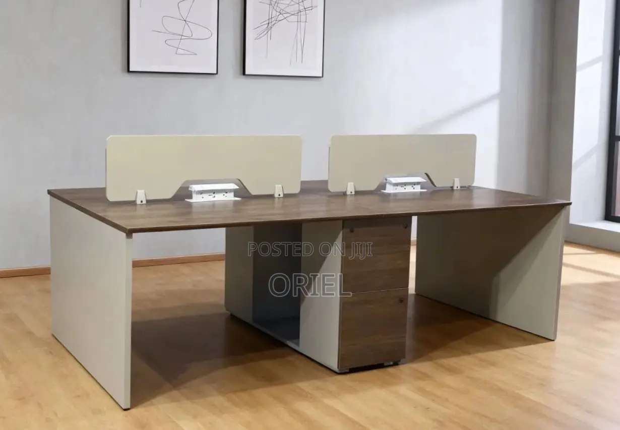 4-Way Modular Workstation : Office Workstation With Storage