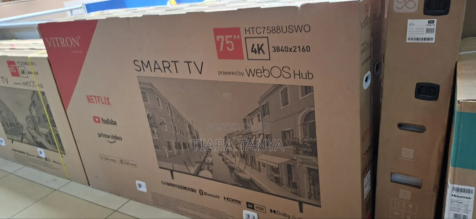 Vitron 75 Inch Frameless Uhd Webos TV