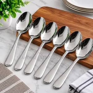 Heavy-Gauge Stainless Steel Spoons – Set of 6