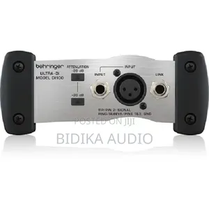 Behringer DI100 Single-Channel Active Battery/Phantom-Powered Direct