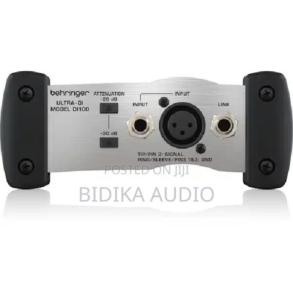 Behringer DI100 Single-Channel Active Battery/Phantom-Powered Direct