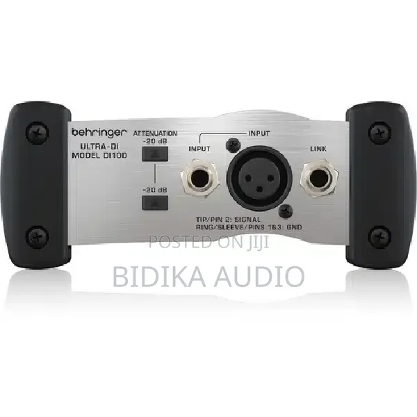 Behringer DI100 Single-Channel Active Battery/Phantom-Powered Direct