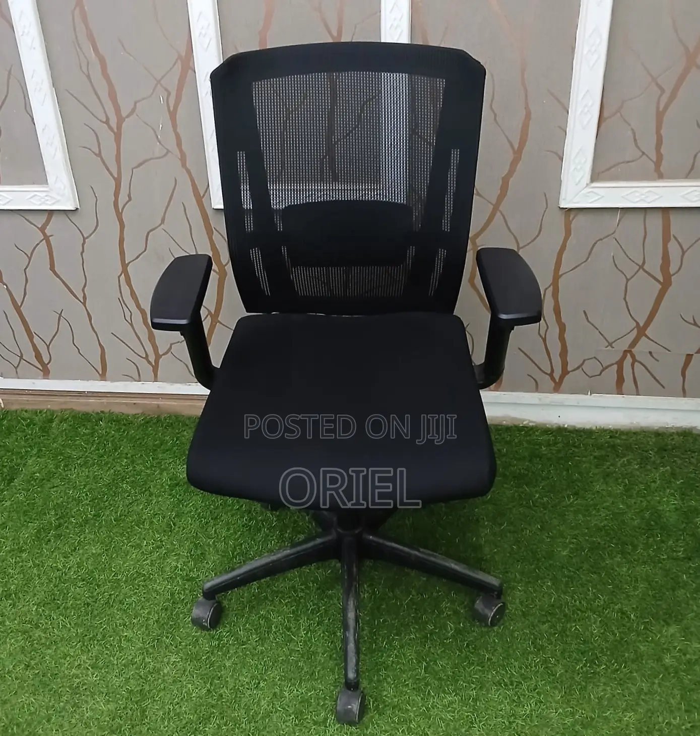 Mid Back Orthopedic Mesh Chair : Modern Swivel Chair