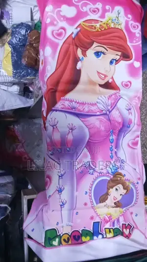Princess Cartoon Themed Kids Towel Mwal