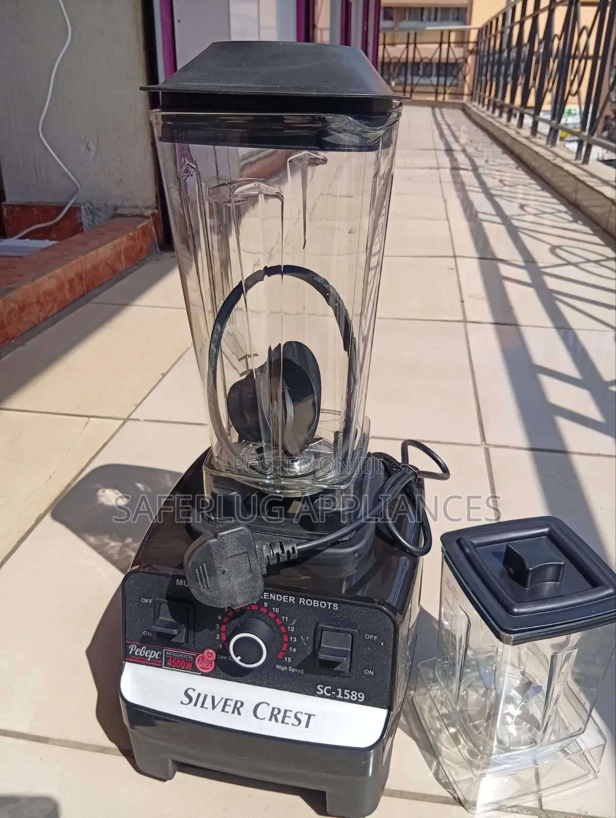 SilverCrest 4500W High-Power Blender – Powerful Commercial Blending