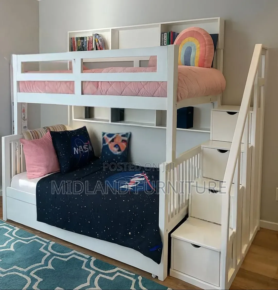 Wooden Bunk Bed With Storage Available on Order