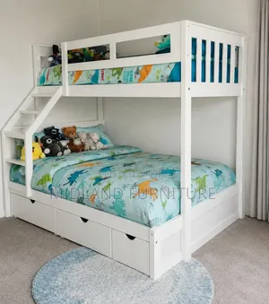Wooden Bunk Bed With Storage Available on Order