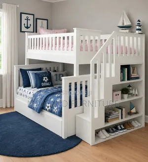 Wooden Bunk Bed With Storage Available on Order