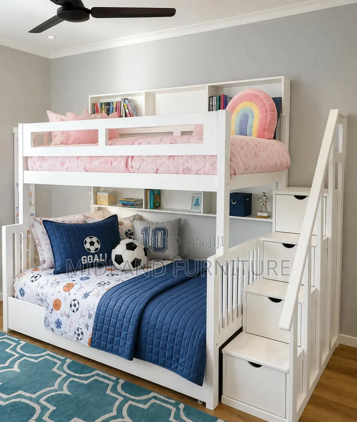 Wooden Bunk Bed With Storage Available on Order
