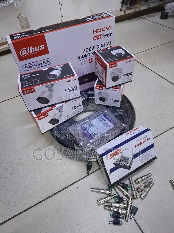 Dahua 4Camera CCTV Security Kit 2MP Bullet/Dome Cameras +4-Channel DVR