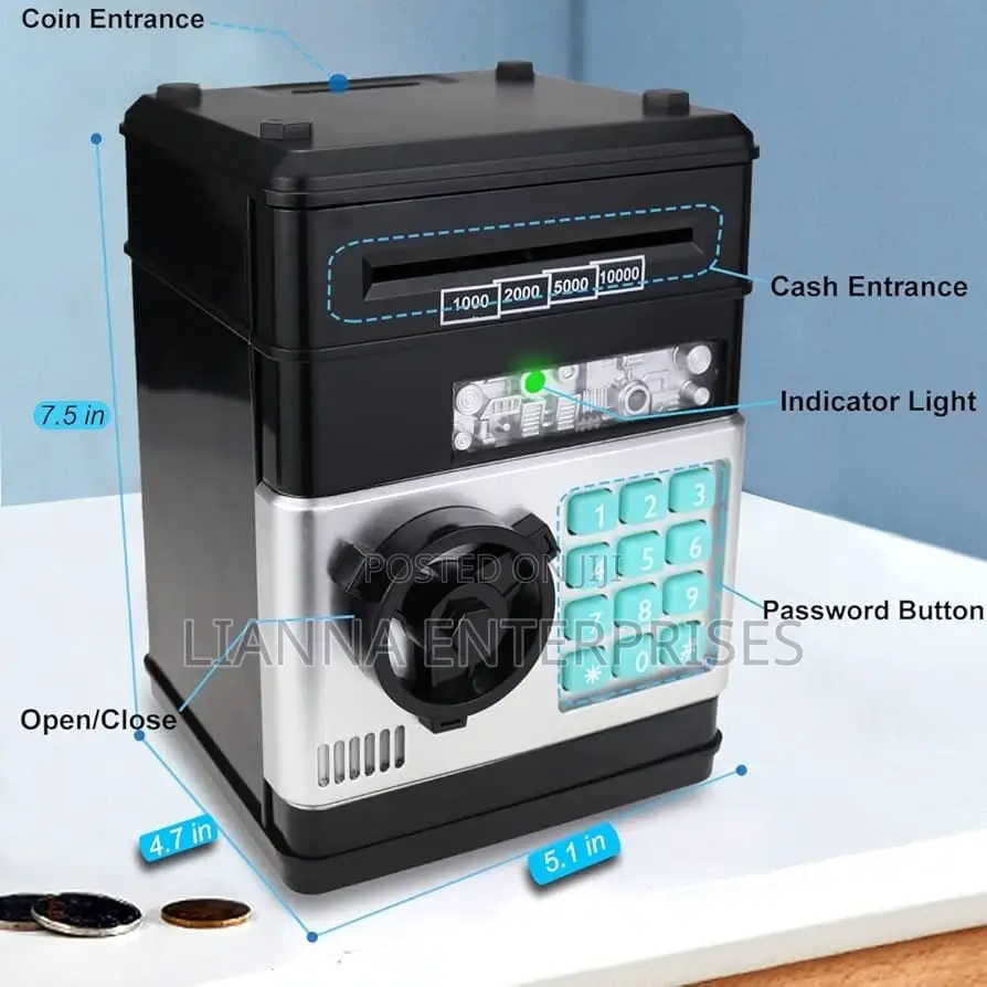 Mini Bank Save With Password