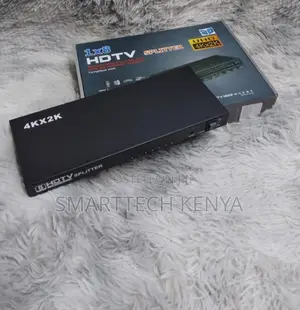 8 Port Powered Hdmi Splitter Multi Monitor Outputs 3d