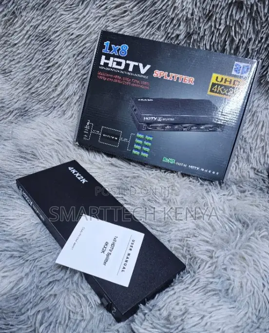 1x8 HDMI Splitter UHD 8 Port HDMI Video Splitter