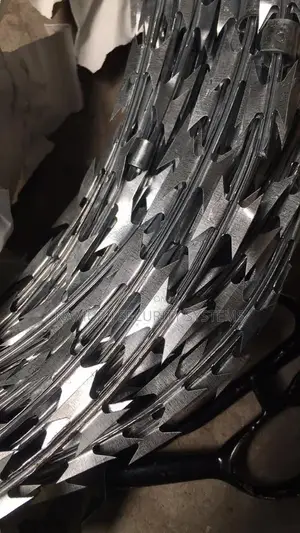 Silver Razor Wires