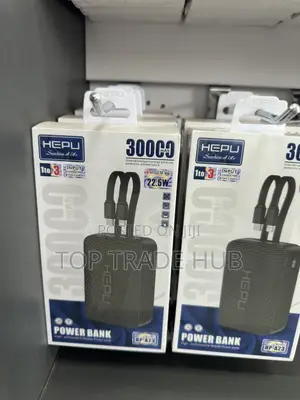 Fast Hepu Power Bank 30000mAH 6 Ports 22.5W