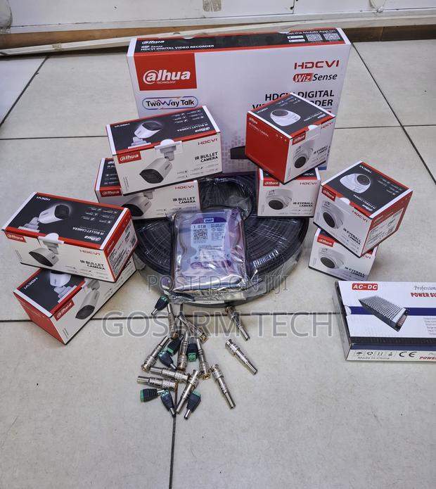 Dahua 8 Channels CCTV Kit With 8 Cameras Dome/Bullet