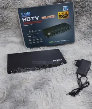 HDMI Splitter 1 Input 8 Outputs UHD Multi Screen Splitter