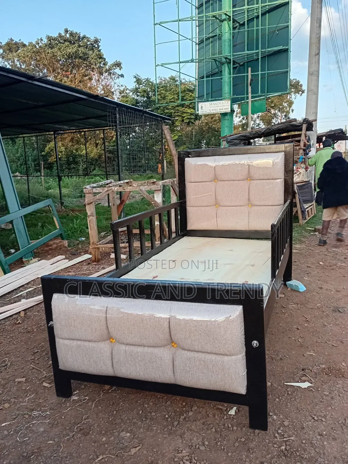 3x6 Bed With Rails