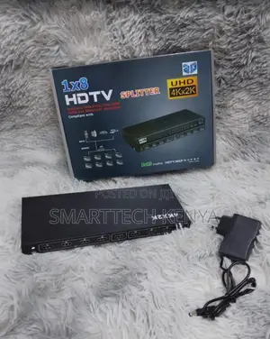 Professional 1x8 HDMI Splitter for TV Display Systems