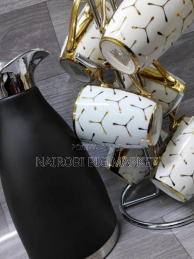 Gold Marble Tea Set Combo