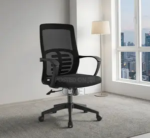 Office Chair : Mid Back Lumbar Support Staff Chair
