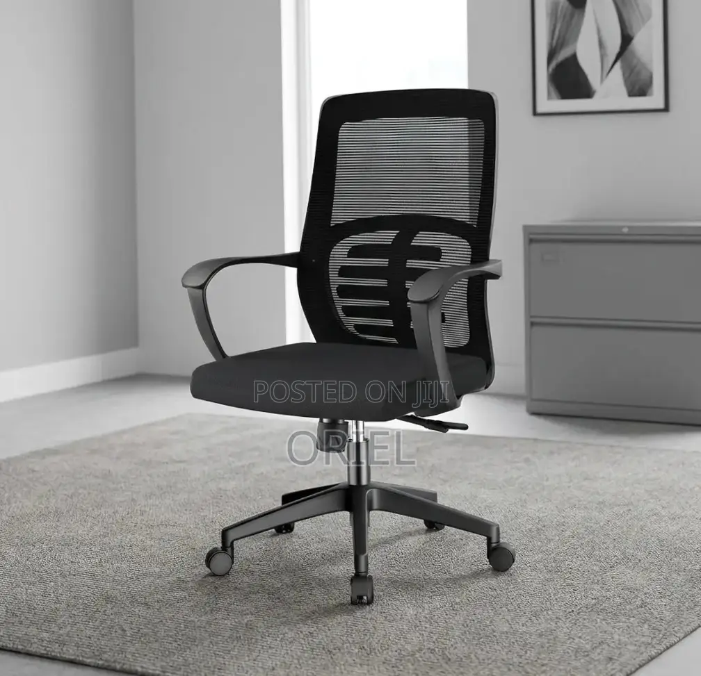 Office Chair : Mid Back Lumbar Support Staff Chair