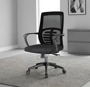 Office Chair : Mid Back Lumbar Support Staff Chair