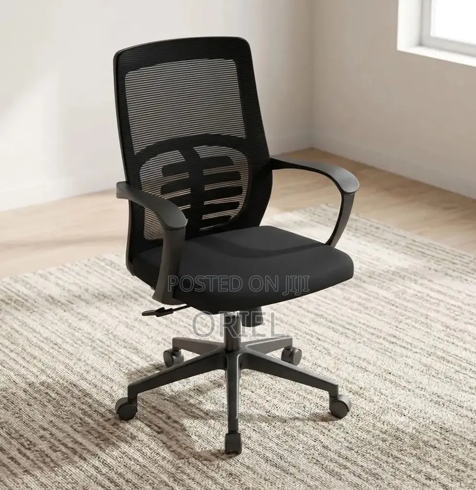Office Chair : Mid Back Lumbar Support Staff Chair