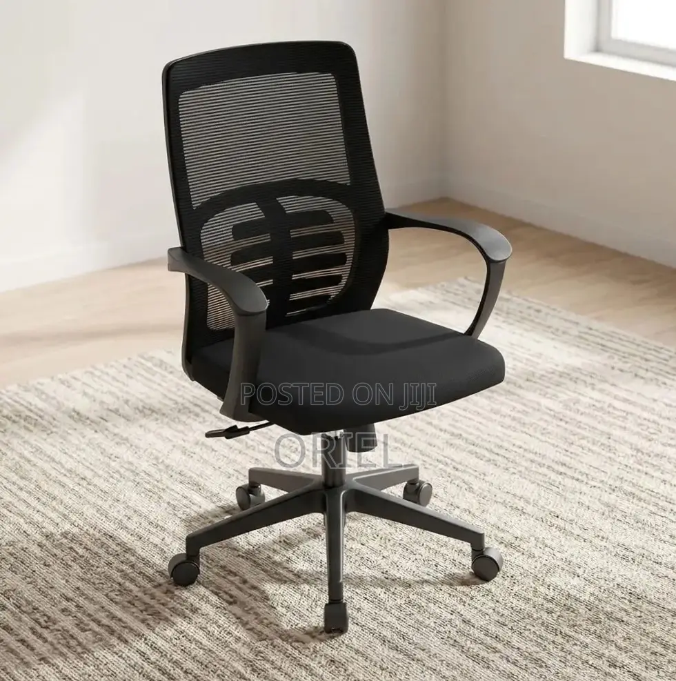 Office Chair : Mid Back Lumbar Support Staff Chair