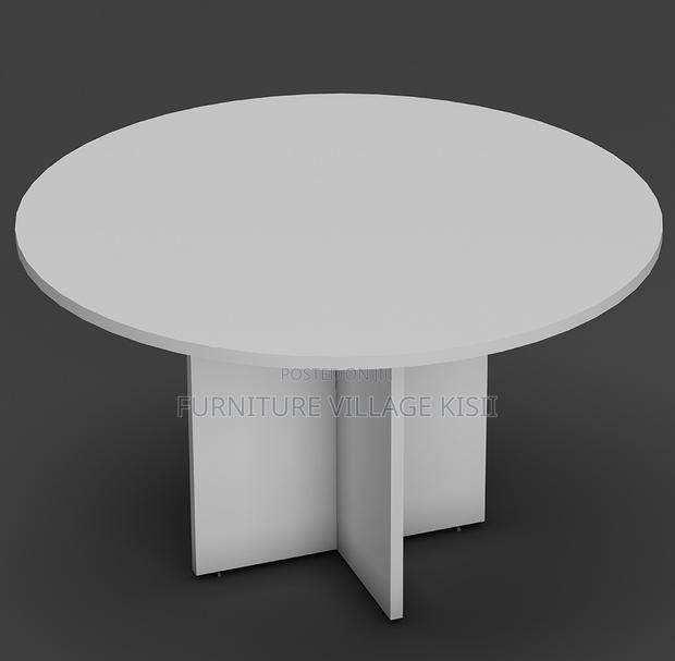 Office Furniture; Round 4 Seater Meeting Table - thumbnail 4