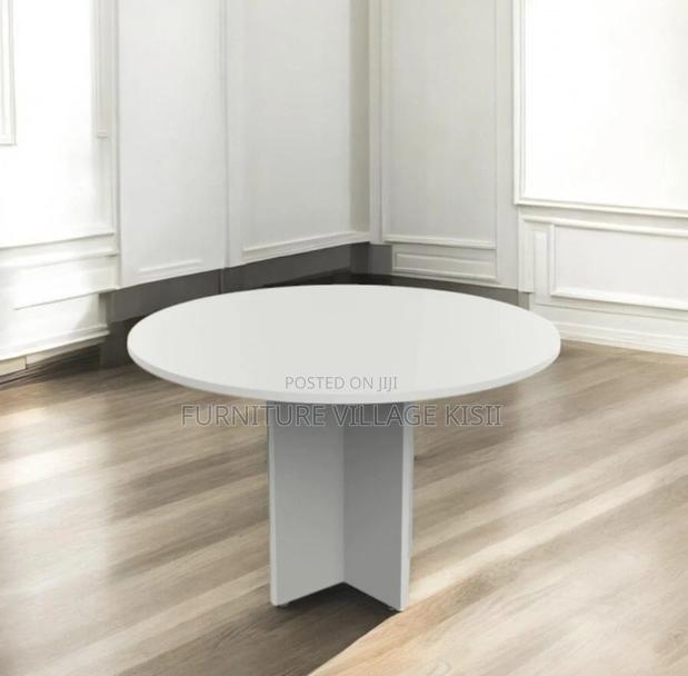 Office Furniture; Round 4 Seater Meeting Table - thumbnail 5