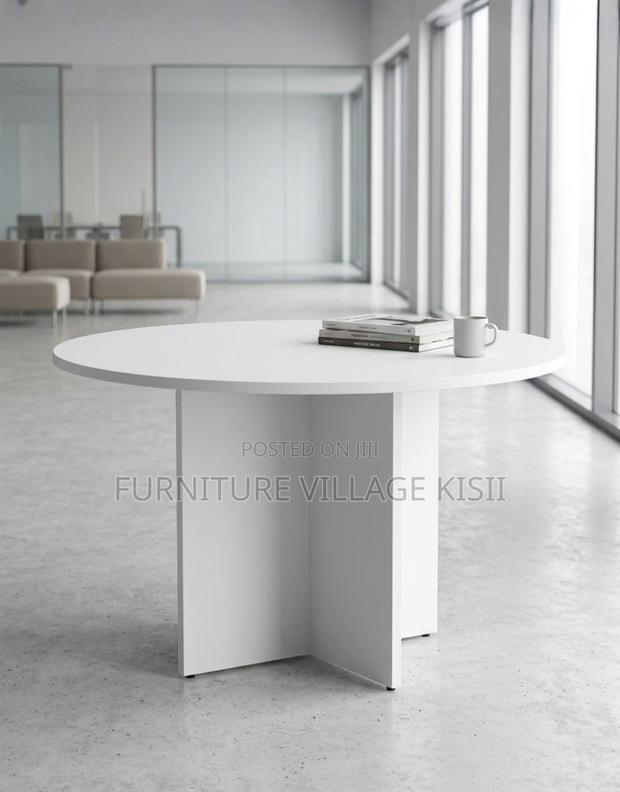 Office Furniture; Round 4 Seater Meeting Table - thumbnail 7