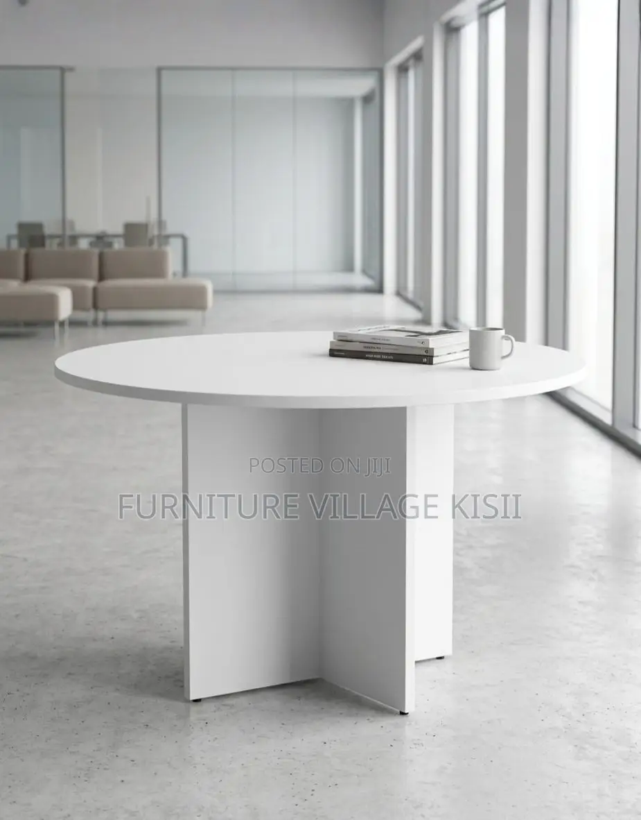 Office Furniture; Round 4 Seater Meeting Table