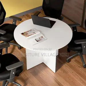 Office Furniture; Round 4 Seater Meeting Table