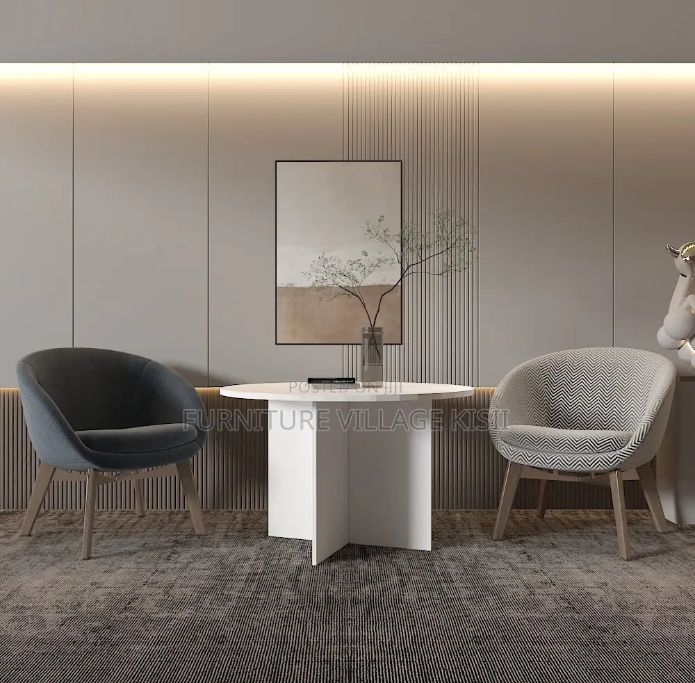 Office Furniture; Round 4 Seater Meeting Table