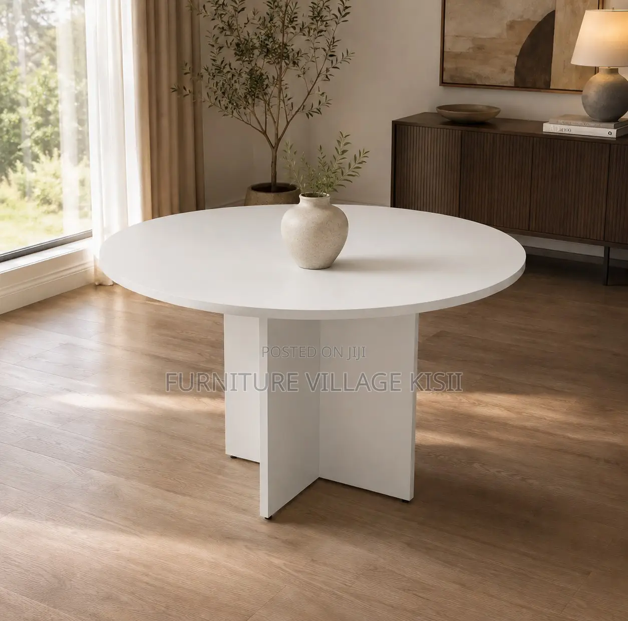 Office Furniture; Round 4 Seater Meeting Table