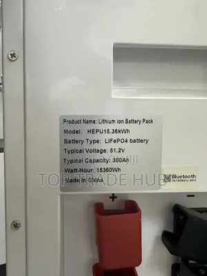 Hepu 15kW Solar LifePO4 Lithium Ion Solar Battery 51.2V 300Ah