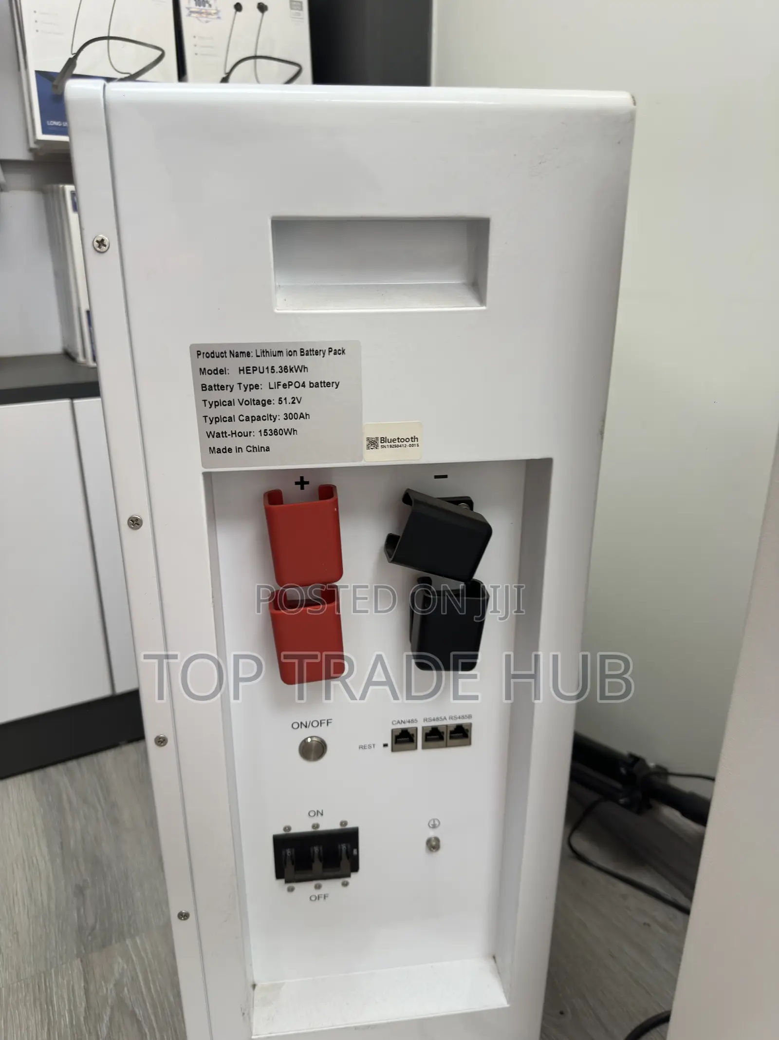 Hepu 15kW Solar LifePO4 Lithium Ion Solar Battery 51.2V 300Ah