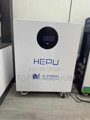 Hepu 15kW Solar LifePO4 Lithium Ion Solar Battery 51.2V 300Ah