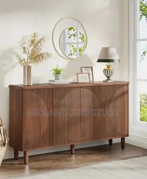 Walnut Modern Storage Cabinet Pay on Delivery