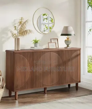 Walnut Modern Storage Cabinet Pay on Delivery