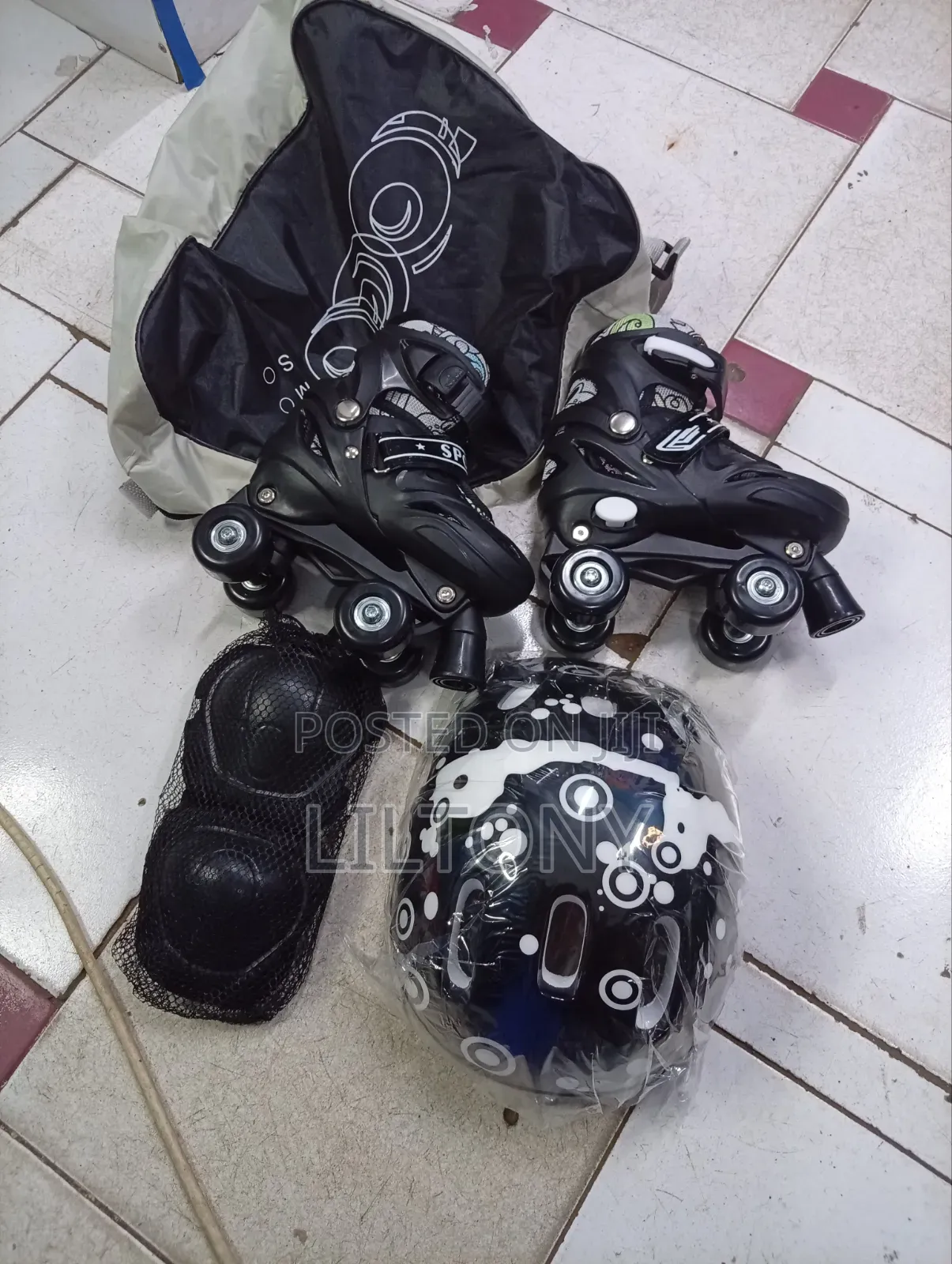 Kids Quad Skating Shoes Set