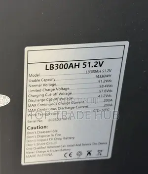 New Model Hepu LB300AH Lithium Ion Battery 51.2V 300Ah 15kW
